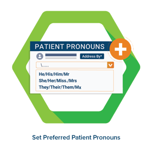Set Preferred Patient Pronouns on EHR