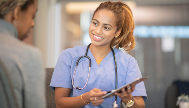 clinic patient check in tablet