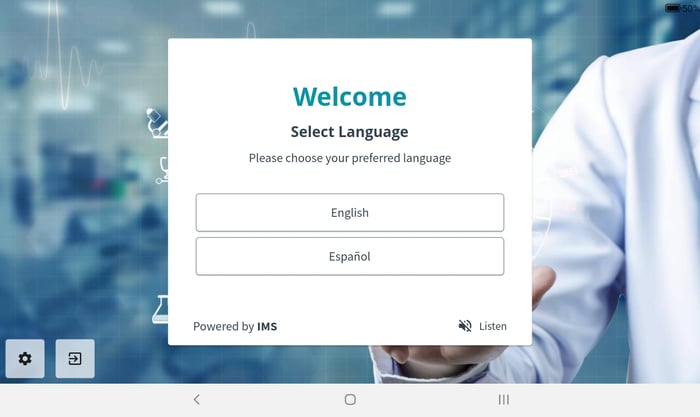 spanish language patient check in app