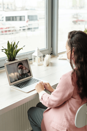 Patient using Telemedicine