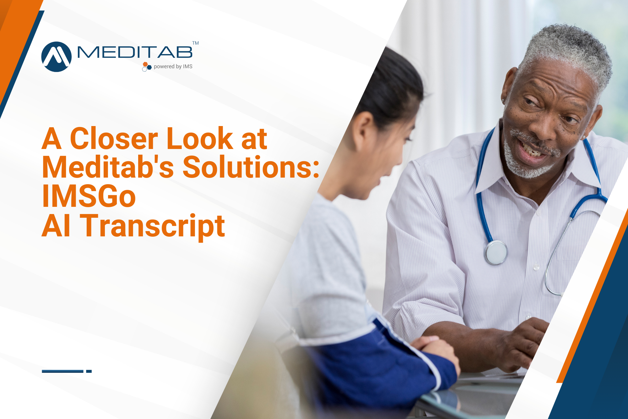 A provider leverages IMS AI Transcript and establishes better rapport with their patient.