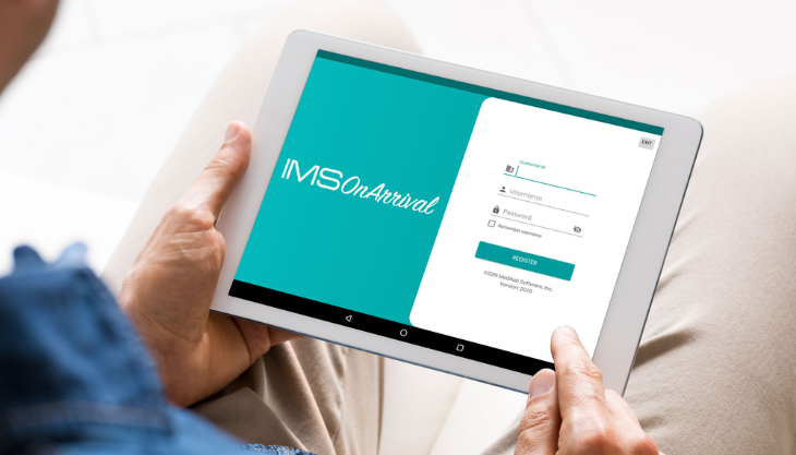 patient check in app for clinic tablet